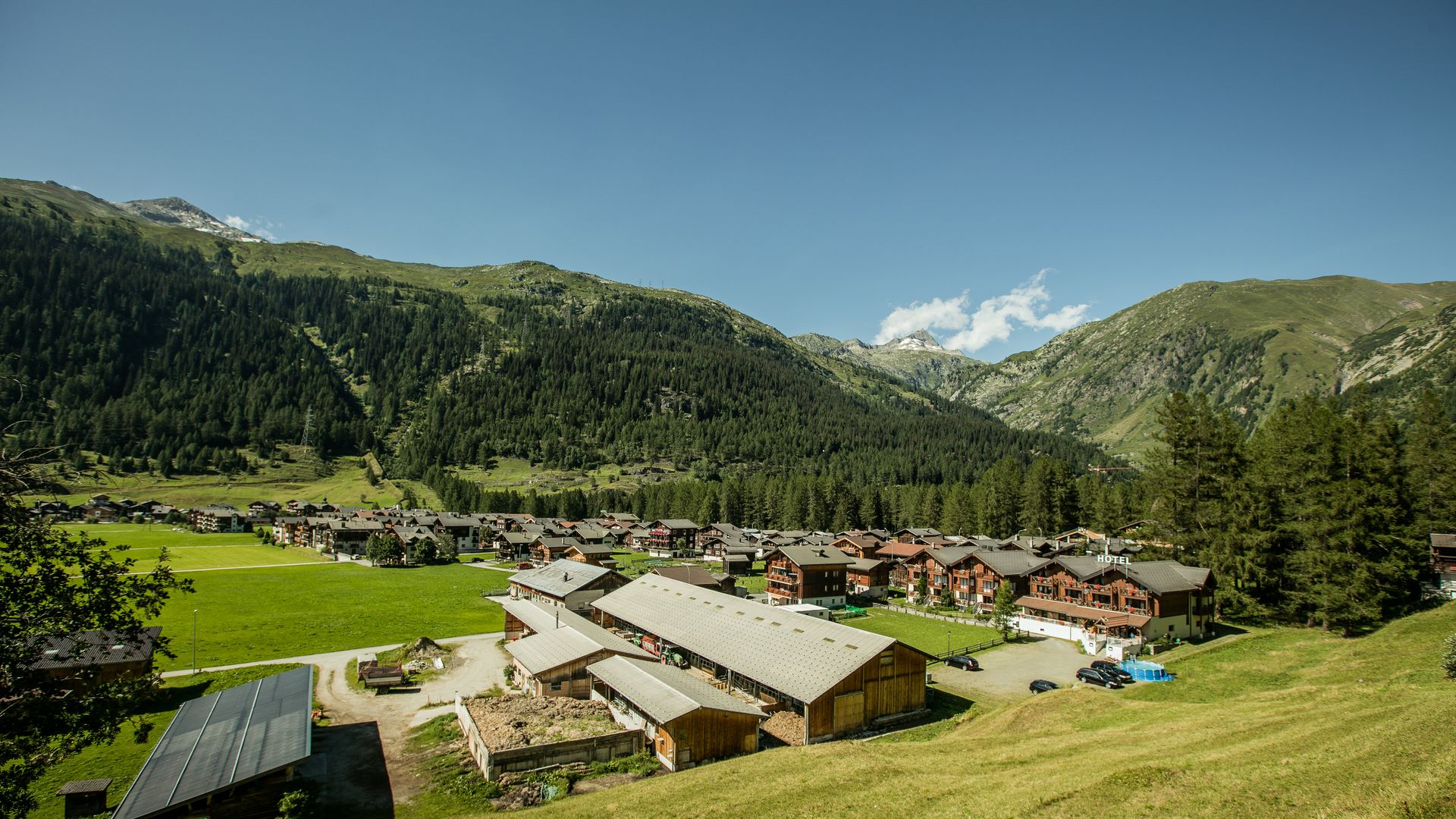 Dorf Oberwald